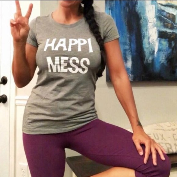 No brand / Not sure Tops - Happy Mess. Happiness T-shirt Tank Top